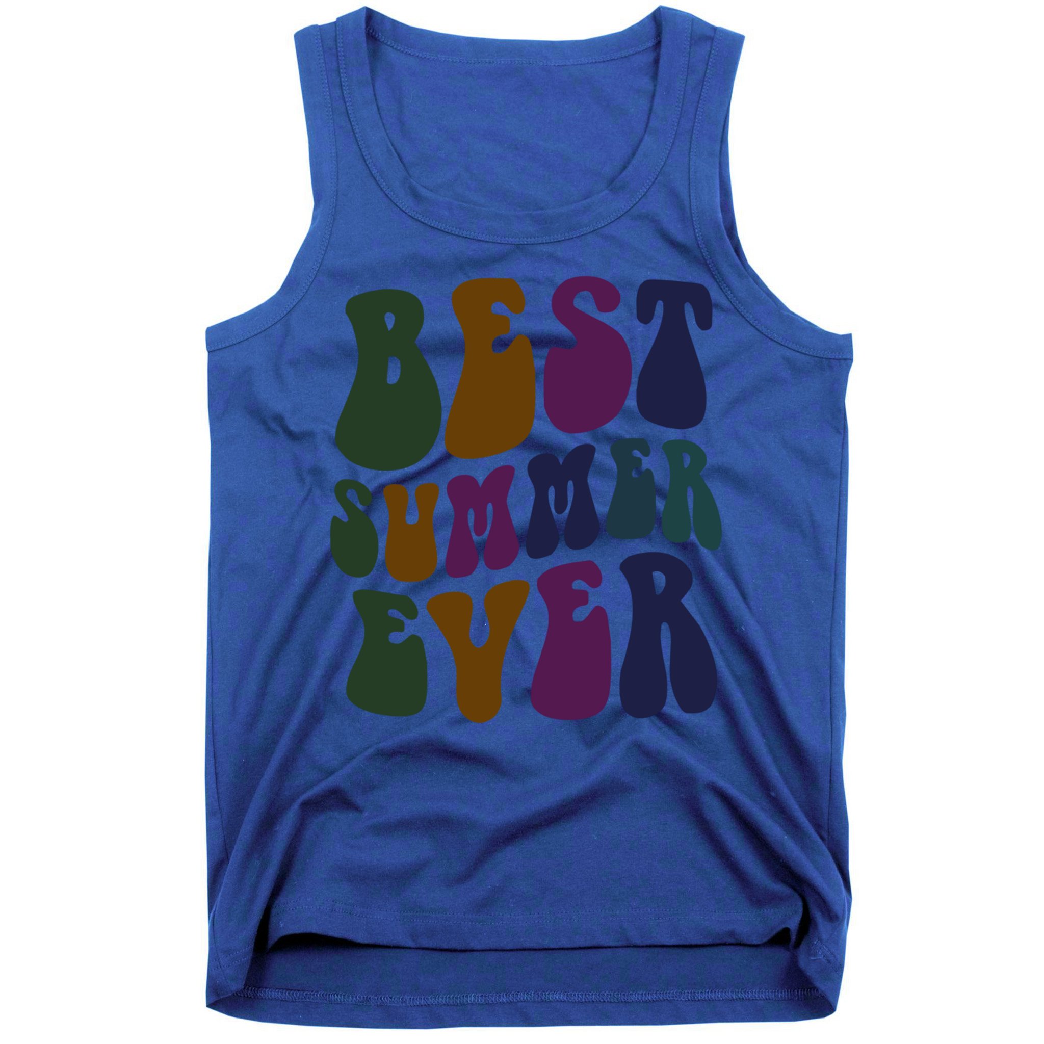 Retro Best Summer Ever Camp Crew Camping Staff Grill Chef Gift Tank Top