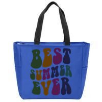 Retro Best Summer Ever Camp Crew Camping Staff Grill Chef Gift Zip Tote Bag