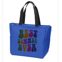 Retro Best Summer Ever Camp Crew Camping Staff Grill Chef Gift Zip Tote Bag