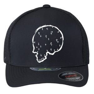 Real Big Skull Flexfit Unipanel Trucker Cap