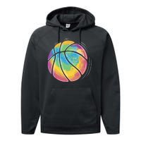 Rainbow Basketball Sport Performance Fleece Hoodie