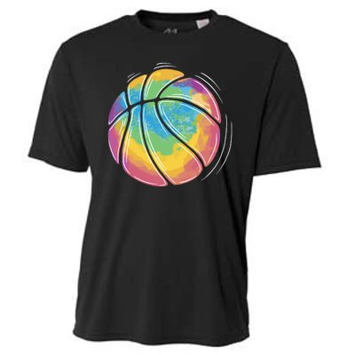 Rainbow Basketball Sport Cooling Performance Crew T-Shirt