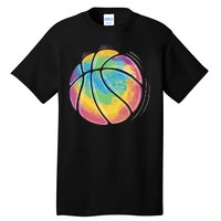 Rainbow Basketball Sport Tall T-Shirt