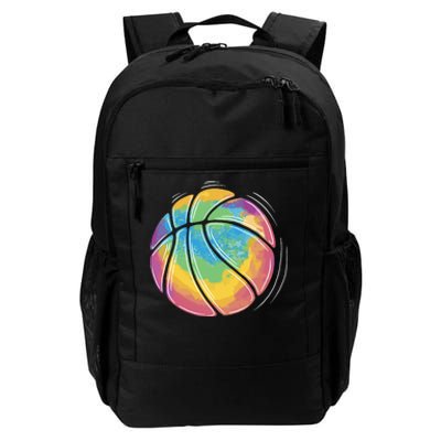 Rainbow Basketball Sport Daily Commute Backpack