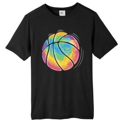 Rainbow Basketball Sport Tall Fusion ChromaSoft Performance T-Shirt