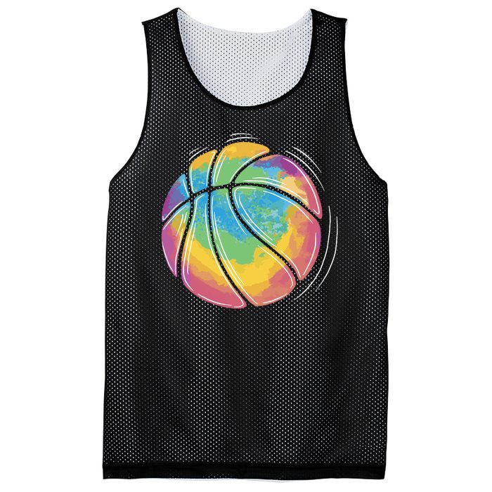 Rainbow Basketball Sport Mesh Reversible Basketball Jersey Tank