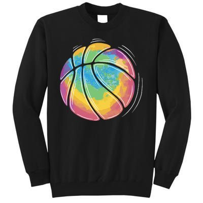 Rainbow Basketball Sport Tall Sweatshirt