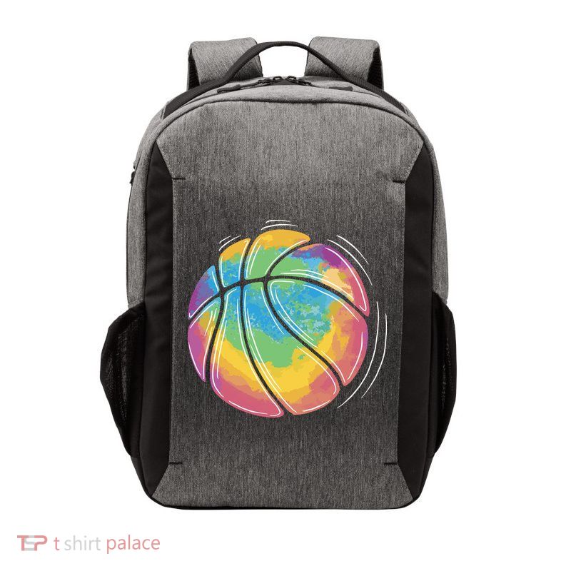 Rainbow Basketball Sport Vector Backpack