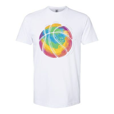 Rainbow Basketball Sport Softstyle® CVC T-Shirt