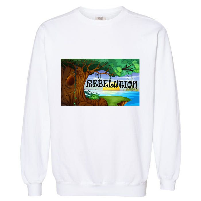 Rebelution Bright Side Of Life Garment-Dyed Sweatshirt