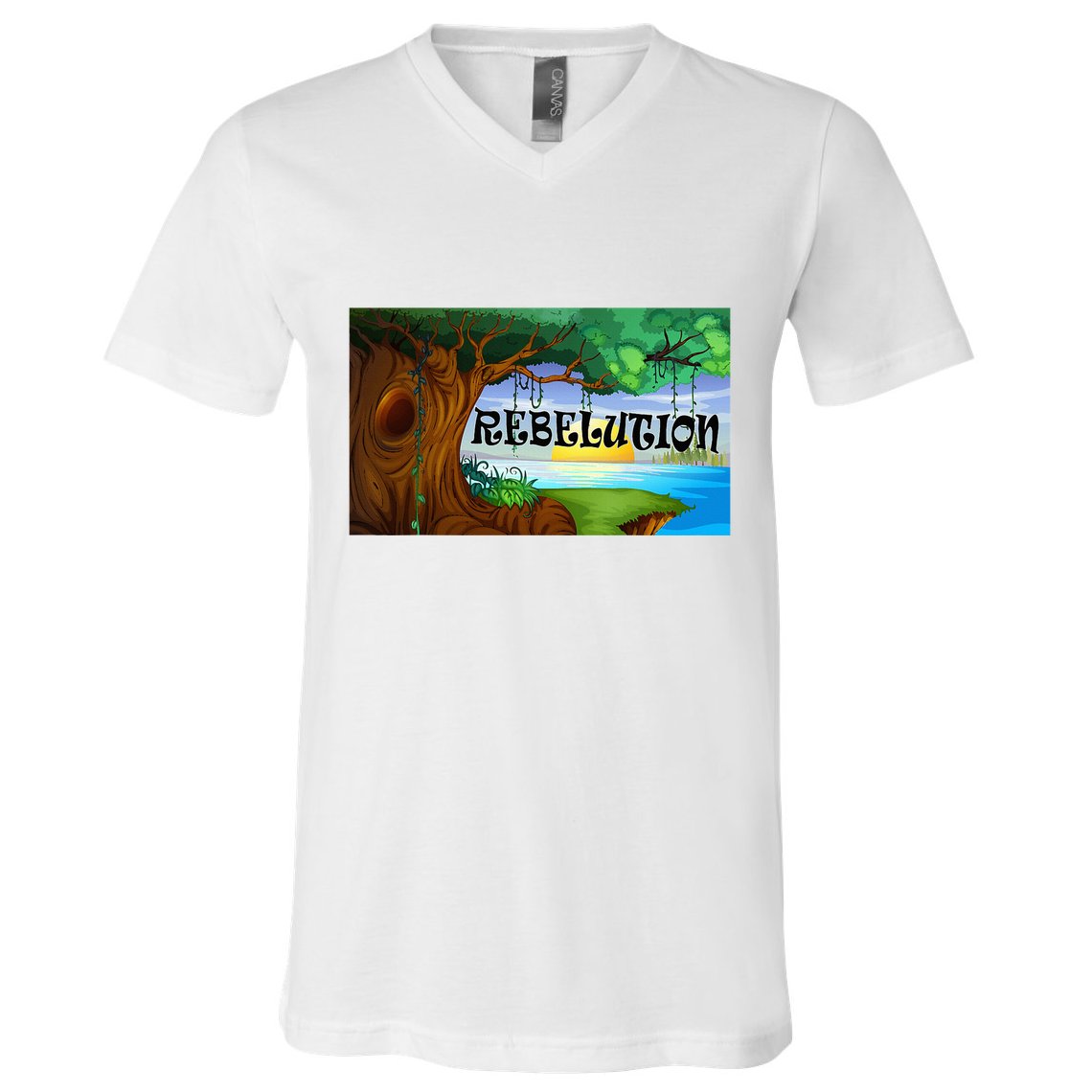 Rebelution Bright Side Of Life V-Neck T-Shirt