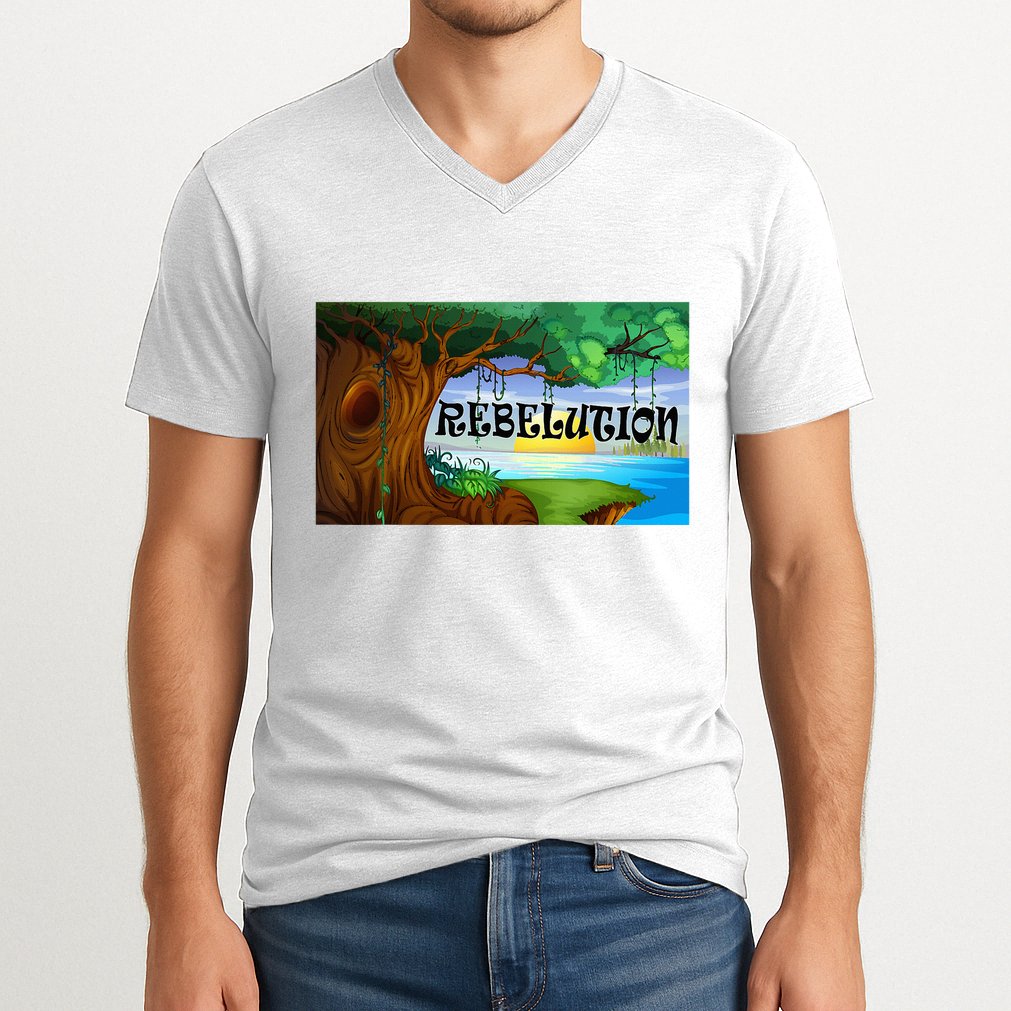 Rebelution Bright Side Of Life V-Neck T-Shirt