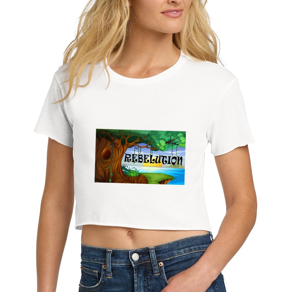 Rebelution Bright Side Of Life Crop Top