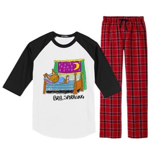 Rabbit BRB Spiraling Raglan Sleeve Pajama Set