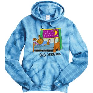 Rabbit BRB Spiraling Tie Dye Hoodie