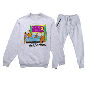 Rabbit BRB Spiraling Premium Crewneck Sweatsuit Set