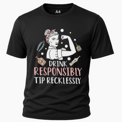 Retro Bartending Saying Mixologist Barkeeper & Bartender Performance Shirt