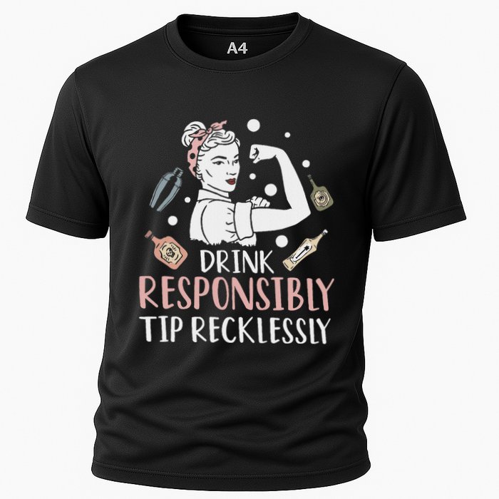 Retro Bartending Saying Mixologist Barkeeper & Bartender Performance Shirt