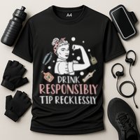 Retro Bartending Saying Mixologist Barkeeper & Bartender Performance Shirt