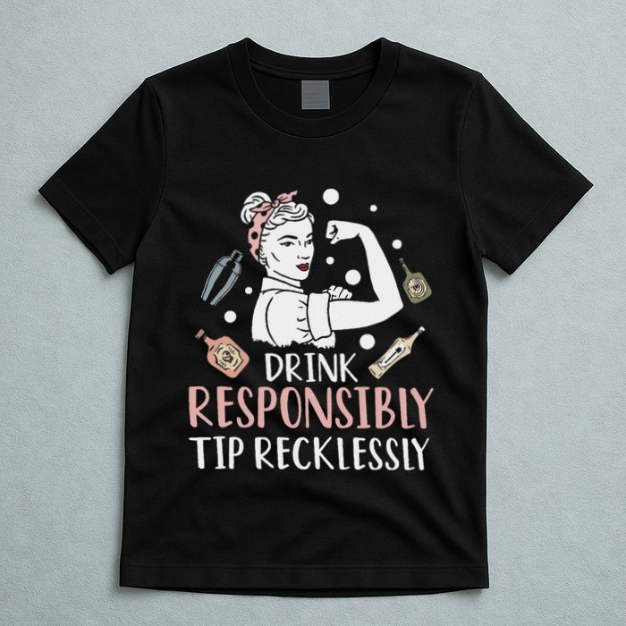 Retro Bartending Saying Mixologist Barkeeper & Bartender T-Shirt