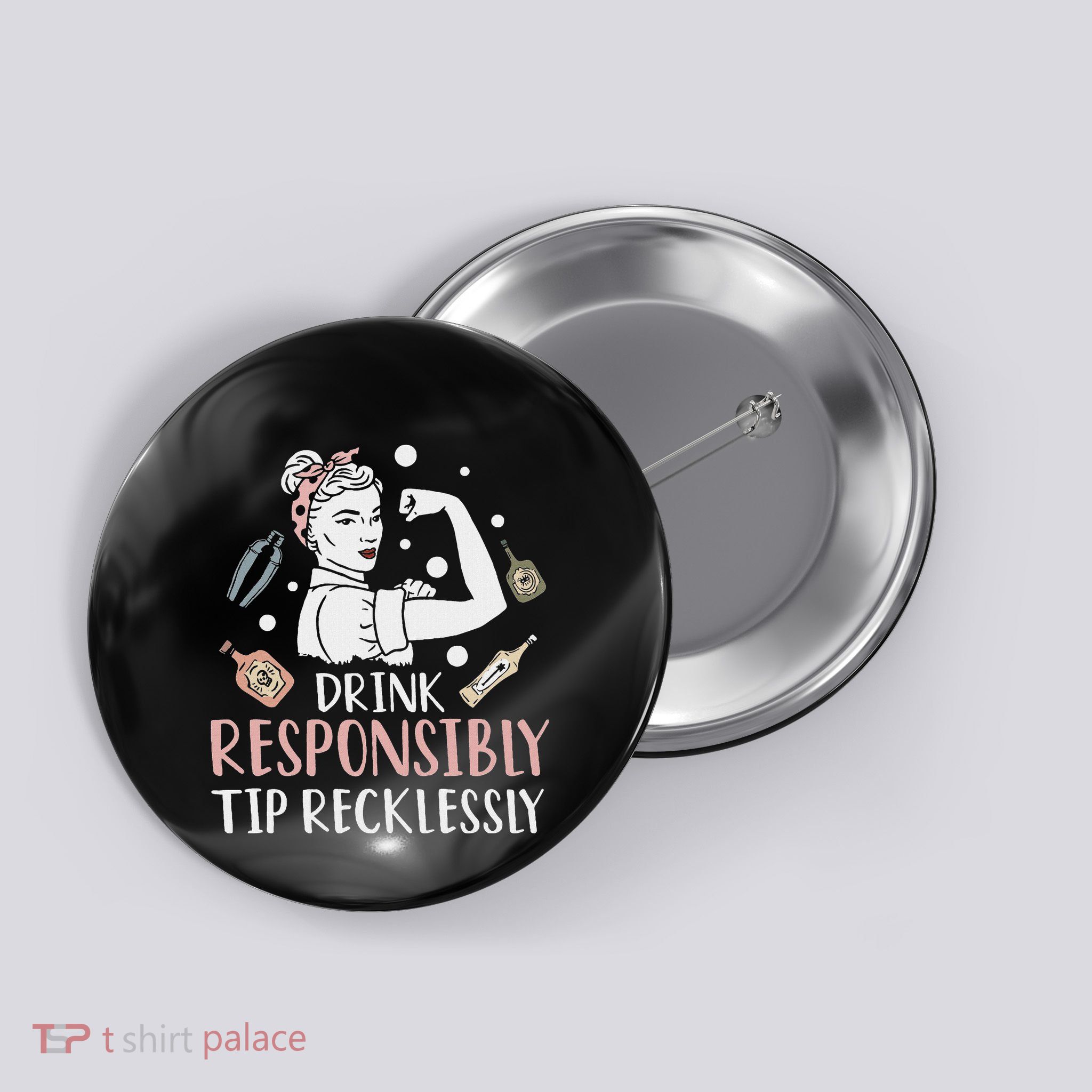 Retro Bartending Saying Mixologist Barkeeper & Bartender Button