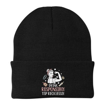 Retro Bartending Saying Mixologist Barkeeper & Bartender Beanie