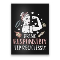Retro Bartending Saying Mixologist Barkeeper & Bartender Poster