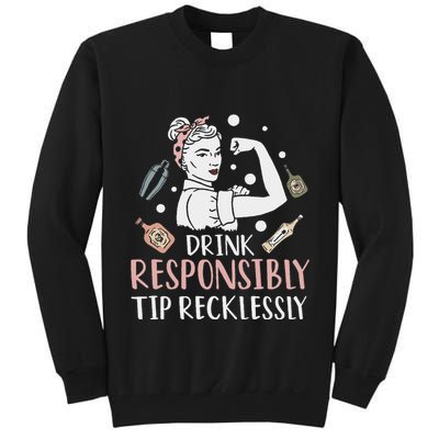 Retro Bartending Saying Mixologist Barkeeper & Bartender Tall Sweatshirt