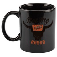 Retro Bull Skull Not My First Rodeo Western Country Cowboy 11oz C Handle Ceramic Mug