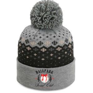 Retro Ballpark Social Club Est 1846 Baseball The Baniff Cuffed Pom Beanie