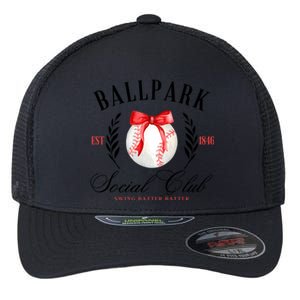 Retro Ballpark Social Club Est 1846 Baseball Flexfit Unipanel Trucker Cap