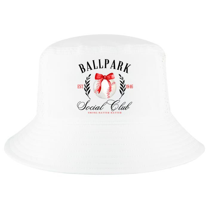 Retro Ballpark Social Club Est 1846 Baseball Cool Comfort Performance Bucket Hat