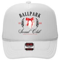 Retro Ballpark Social Club Est 1846 Baseball High Crown Mesh Back Trucker Hat