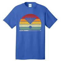 Retro Billiards Sunset Vintage Pool Hobby Sport Funny Bday Gift Tall T-Shirt