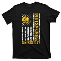 Retro Baseball Style Pittsburgh Logo T-Shirt