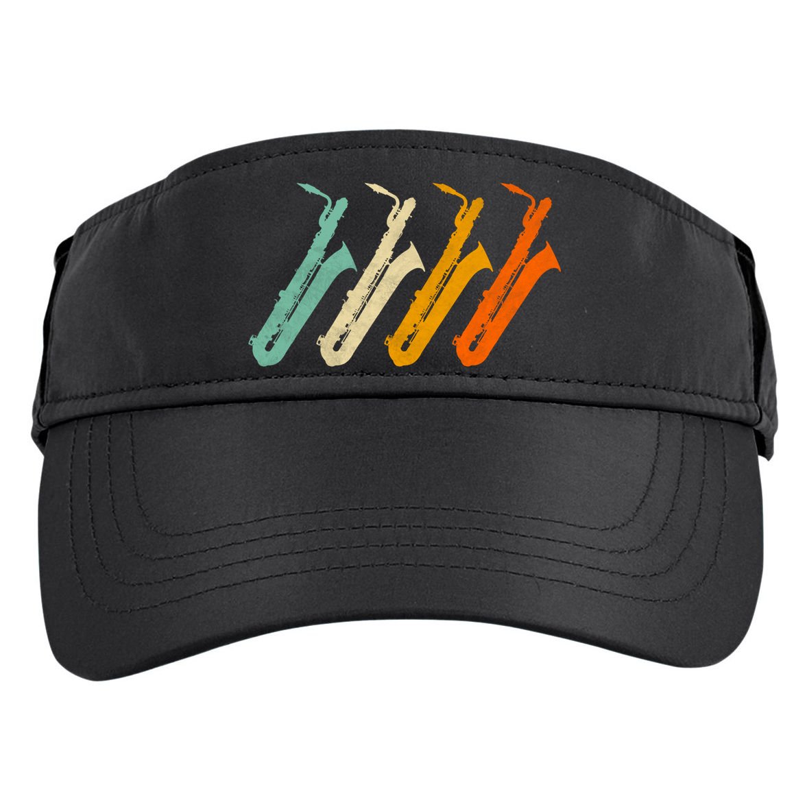 Retro Baritone Saxophone Gift For Bari Saxophonist Gift Adult Drive Performance Visor