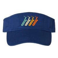 Retro Baritone Saxophone Gift For Bari Saxophonist Gift Valucap Bio-Washed Visor