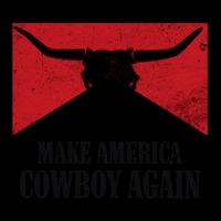 Retro Bull Skull Western Life Makes America A Cow Again Gift Cooling Performance Crew T-Shirt