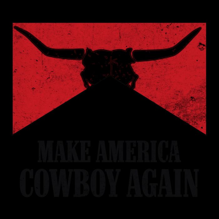Retro Bull Skull Western Life Makes America A Cow Again Gift Cooling Performance Crew T-Shirt