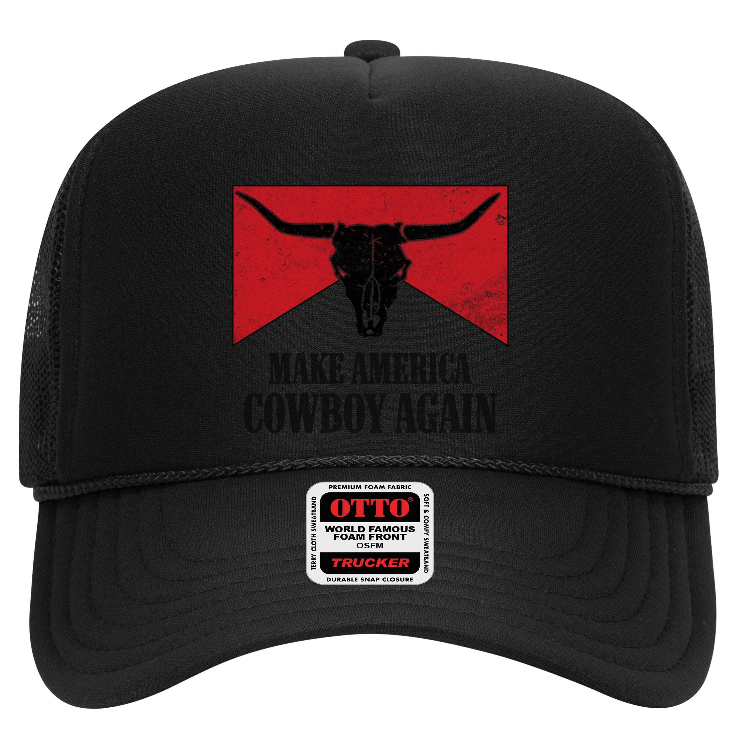 Retro Bull Skull Western Life Makes America A Cow Again Gift Hat