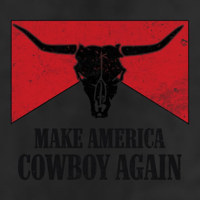 Retro Bull Skull Western Life Makes America A Cow Again Gift Hat