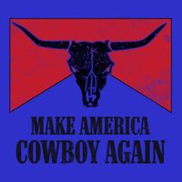 Retro Bull Skull Western Life Makes America A Cow Again Gift Hoodie
