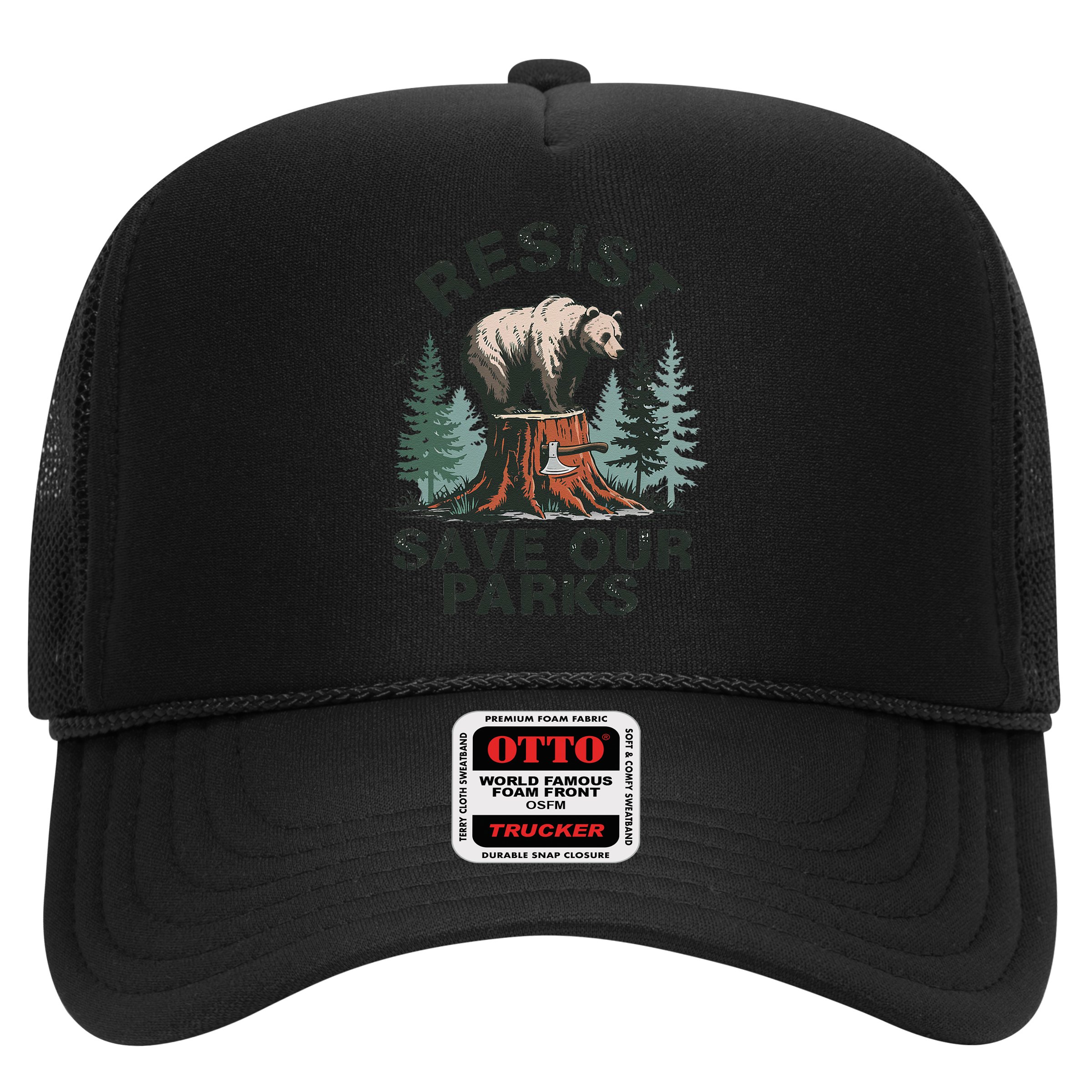 Resist Bear - Save Our Parks Wildlife Protection Women Hat