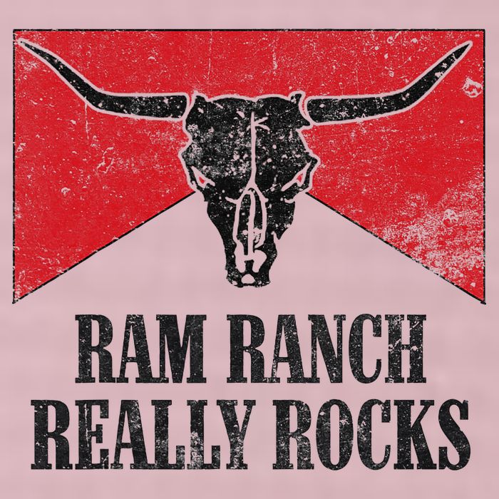 Retro Bull Skull Western Life Country Ram Ranch Rockin' Vibes 25L Jumbo Tote