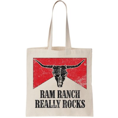 Retro Bull Skull Western Life Country Ram Ranch Rockin' Vibes Bag
