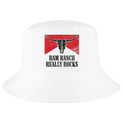 Retro Bull Skull Western Life Country Ram Ranch Rockin' Vibes Cool Comfort Performance Bucket Hat