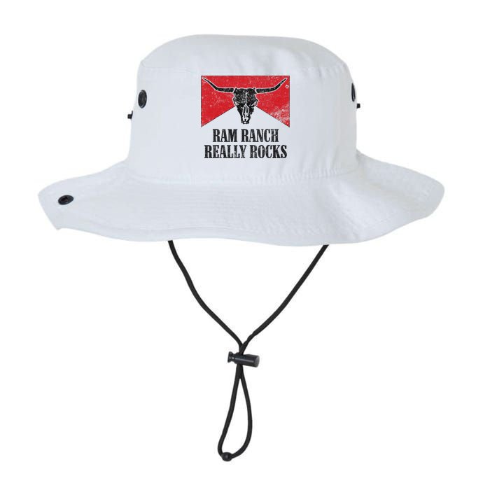 Retro Bull Skull Western Life Country Ram Ranch Rockin' Vibes Bucket Hat