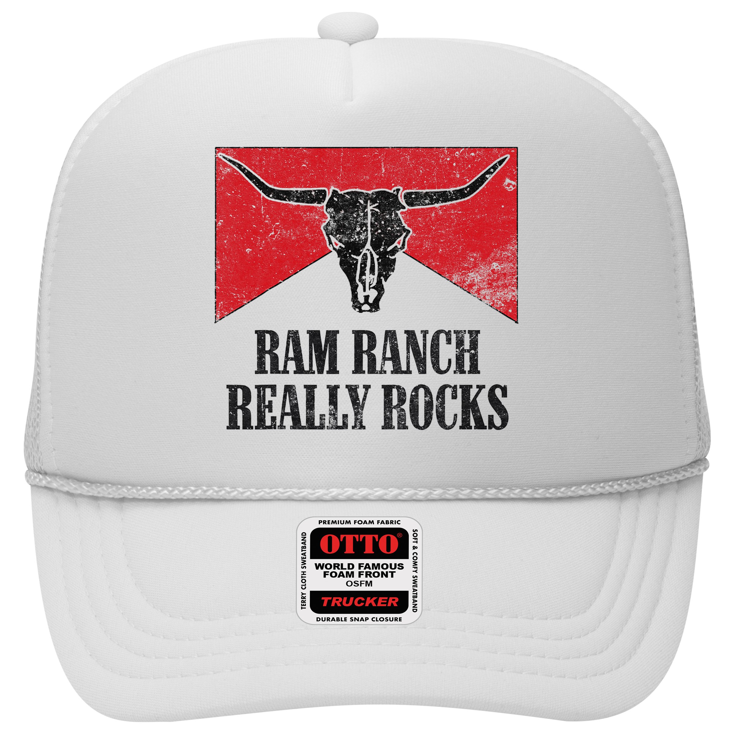 Retro Bull Skull Western Life Country Ram Ranch Rockin' Vibes Hat