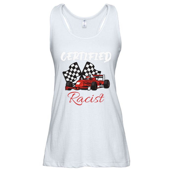 Racer Boost Speedster Certified Retro Racist Certified Race Ladies Essential Flowy Tank