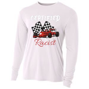 Racer Boost Speedster Certified Retro Racist Certified Race Cooling Performance Long Sleeve Crew